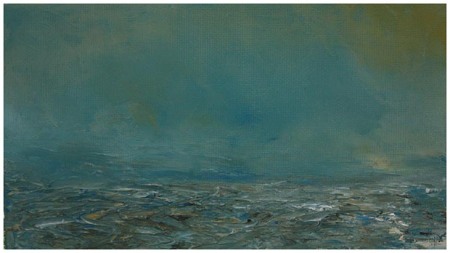 Irish contemporary artists, contemporary Irish Art, Contemporary Irish Landscape paintingsWhere the splendid sky met the splendid sea on Silver Strand _FB_WEB